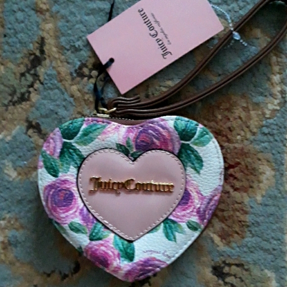 Juicy Couture Handbags - 2x*Host Pick*Juicy Couture heart shaped wristlet